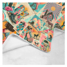 Load image into Gallery viewer, Baha Ranch Honky Tonk Kitsch Ranch Life Blanket Ultra-Soft Micro Fleece Blanket 40" x  50" Made in America
