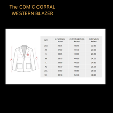 Load image into Gallery viewer, Baha Ranch The Comic Corral Cowgirl Western Rodeo Blazer
