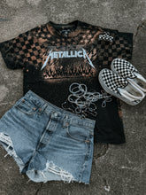 Load image into Gallery viewer, Handmade by Me Upcycled Metallica Ride the Lightning Bleached Patchwork Tee (One of a Kind)
