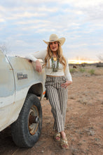 Load image into Gallery viewer, The Striped Denim Pants
