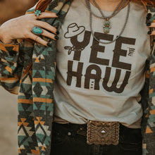 Load image into Gallery viewer, Yee Haw Grey Graphic Tee
