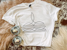 Load image into Gallery viewer, Boot Stitch - Graphic Top
