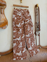 Load image into Gallery viewer, The Ranch Roundup Western Print Cargo Jeans
