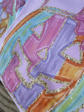 Load image into Gallery viewer, Watercolor pumpkin tee &amp; sweatshirt FAUX Glitter unisex tee
