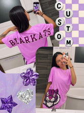 Load image into Gallery viewer, Bearkats custom varsity back tee or crewneck
