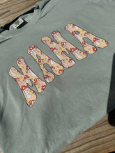 Load image into Gallery viewer, Mushroom mama print bay comfort color tee
