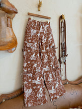 Load image into Gallery viewer, The Ranch Roundup Western Print Cargo Jeans
