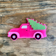 Load image into Gallery viewer, Christmas Truck with Tree Car Freshie
