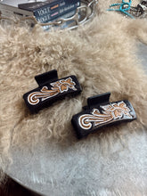 Load image into Gallery viewer, The Floral Tooled Hair Clip
