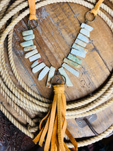 Load image into Gallery viewer, Burma Jade Spike Necklace

