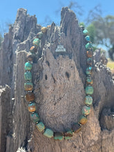 Load image into Gallery viewer, Desert Sage Turquoise Beaded Necklace
