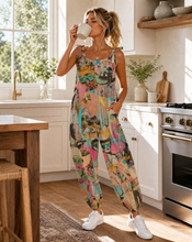 Load image into Gallery viewer, Baha Ranch Pop Western Collage Relaxed Fit Jumpsuit
