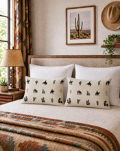 Load image into Gallery viewer, Baha Ranch Western Cowboy Cowgirl Pillowcase Made in America
