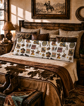 Load image into Gallery viewer, Baha Ranch Vintage Cowboy Body Pillow Cover Made in America
