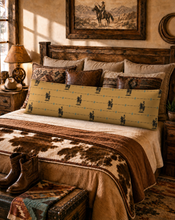 Load image into Gallery viewer, Baha Ranch Saddle Up Body Pillow Cover Made in America
