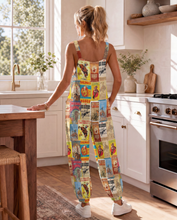 Load image into Gallery viewer, Baha Ranch Vintage Rodeo Poster Overalls Jumpsuit
