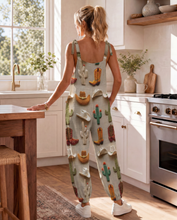 Load image into Gallery viewer, Cactus Boots Hat Western Overalls Jumpsuit
