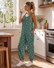 Load image into Gallery viewer, Baha Ranch All Turquoise Overalls Jumpsuit
