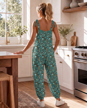Load image into Gallery viewer, Baha Ranch All Turquoise Overalls Jumpsuit
