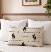 Load image into Gallery viewer, Baha Ranch Saddle Up Pillow Case Tan Made in America Made in America
