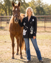 Load image into Gallery viewer, Baha Ranch Rhinestone Cowgirl Yeehaw Blazer
