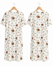 Load image into Gallery viewer, Baha Ranch Hereford Brands Western T Shirt Dress or Sleep Shirt
