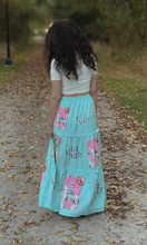 Load image into Gallery viewer, Baha Ranch Retro Pop Western Prairie Maxi Skirt
