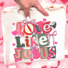 Load image into Gallery viewer, Love like Jesus comfort color tee
