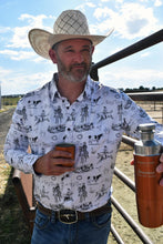 Load image into Gallery viewer, Ranch Life Unisex Western Button Up Shirt
