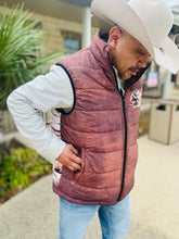 Load image into Gallery viewer, Cowboy in Desert Men's Puffy Vest
