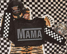 Load image into Gallery viewer, Mama/Wifey checkered w/sleeve or without Black  - Multiple Styles/Design
