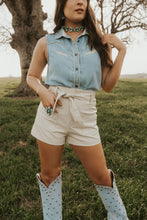 Load image into Gallery viewer, The Luxor Shorts in Ecru LARGE
