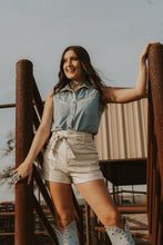 Load image into Gallery viewer, The Luxor Shorts in Ecru LARGE
