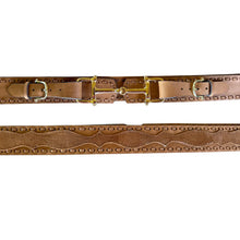 Load image into Gallery viewer, The Western + Co. Snaffle Bit Belt in Saddle
