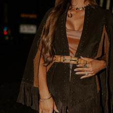 Load image into Gallery viewer, The Western + Co. Snaffle Bit Belt in Saddle
