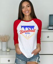 Load image into Gallery viewer, Baseball Drip Raglan - 2 sleeve colors
