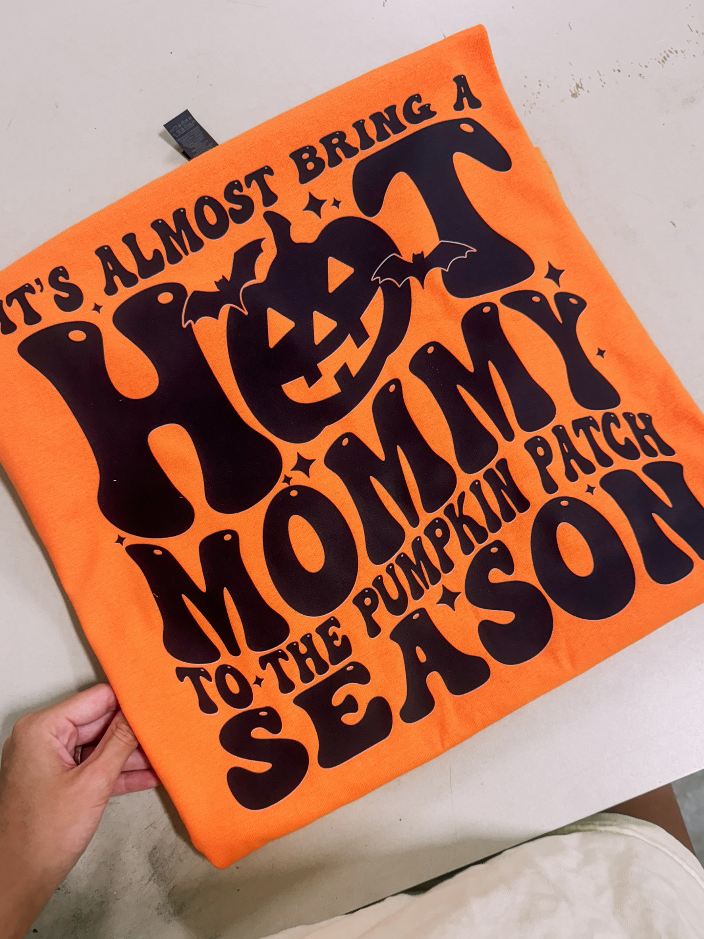 Bring a hot mommy to the pumpkin patch Tee or Sweatshirt