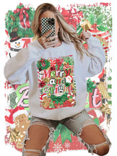 Load image into Gallery viewer, Merry &amp; bright collage tee or sweatshirt
