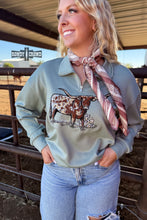 Load image into Gallery viewer, DS BLUE Lomita Longhorn Pullover
