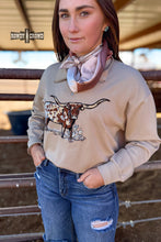 Load image into Gallery viewer, DS TAN Lomita Longhorn Pullover
