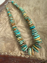 Load image into Gallery viewer, Desert River Natural Turquoise Necklace

