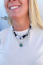 Load image into Gallery viewer, Checker Concho Necklace
