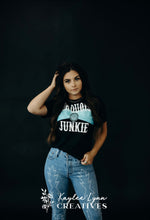 Load image into Gallery viewer, Bella Canvas Turquoise Junkie Graphic Tee
