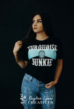 Load image into Gallery viewer, Bella Canvas Turquoise Junkie Graphic Tee
