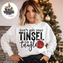 Load image into Gallery viewer, Tinsel in a Tangle Sweatshirt
