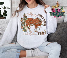 Load image into Gallery viewer, Giddy Up Jingle Horse Sweatshirt
