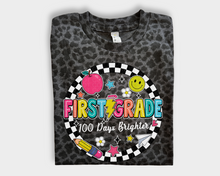 Load image into Gallery viewer, 100 Days Brighter Leopard Tee - Youth
