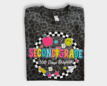 Load image into Gallery viewer, 100 Days Brighter Leopard Tee - Adult
