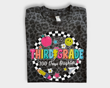 Load image into Gallery viewer, 100 Days Brighter Leopard Tee - Youth
