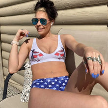 Load image into Gallery viewer, Yeehaw American Rodeo Bikini Bottom
